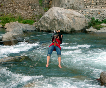 river crossing in manali